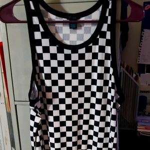 RUE 21 CHECKERED TANK